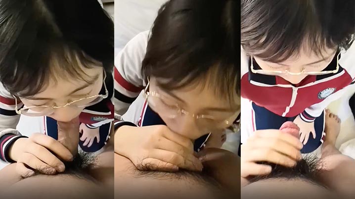 父亲叫上小女儿帮忙口交鸡巴.